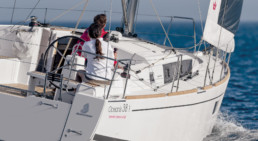 Beneteau 38.1 sailing