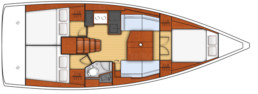 Beneteau Oceanis 38.1 layout