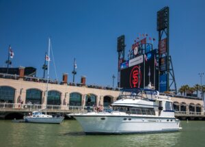 charter a yacht giants game sf
