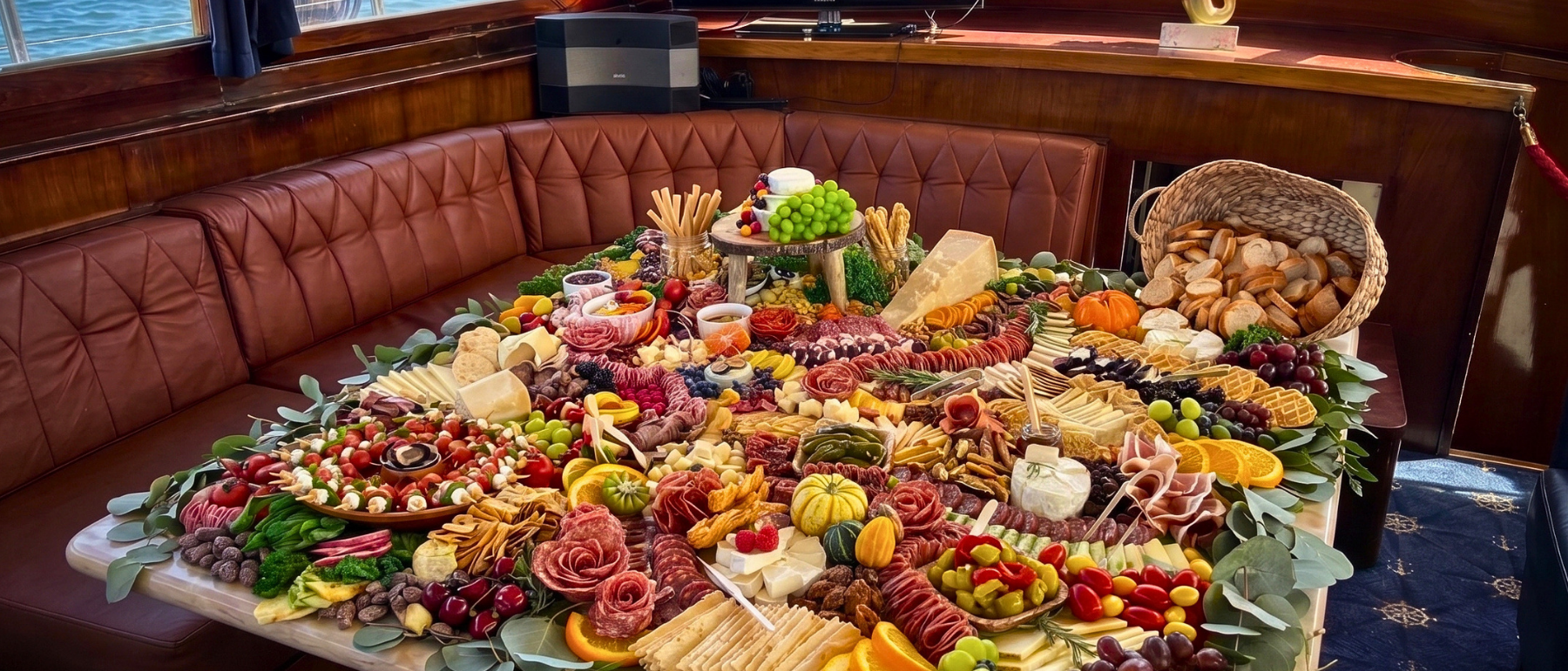 Classic Power Yacht From 15 to 40 People 5 grazing table uai