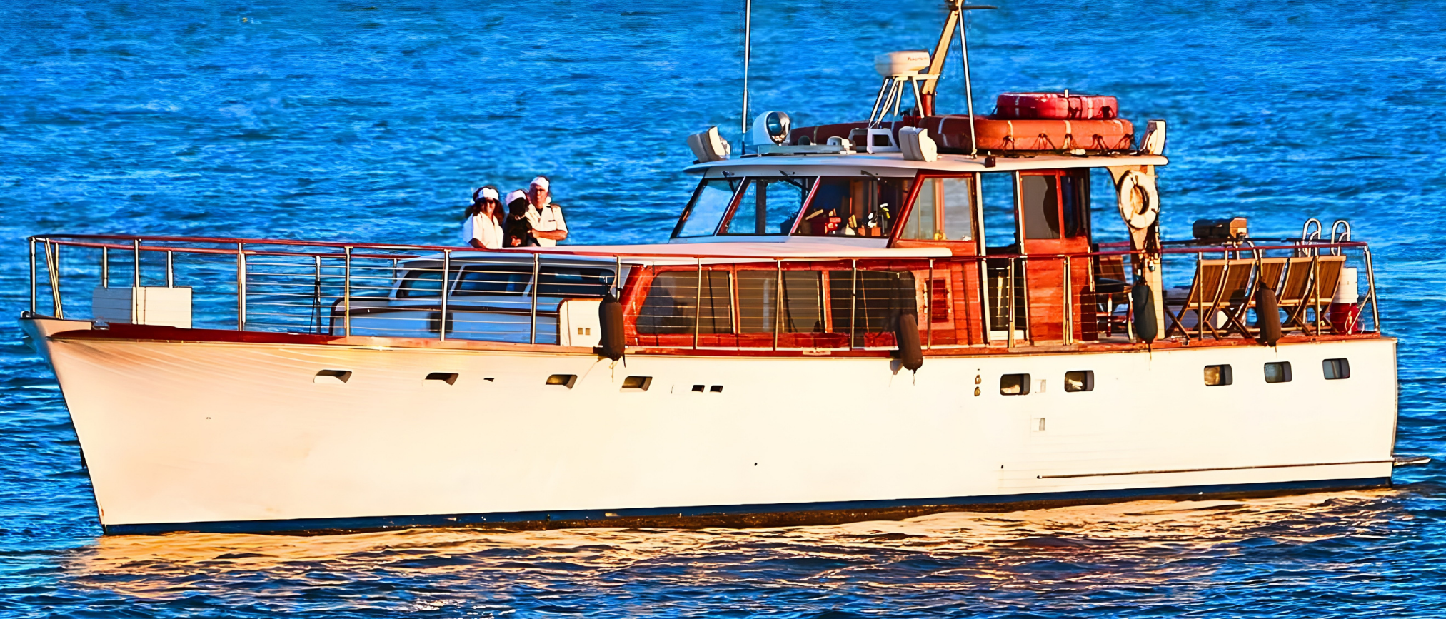 Classic Power Yacht From 15 to 40 People 2 classic power yacht wtih crew on san francisco bay
