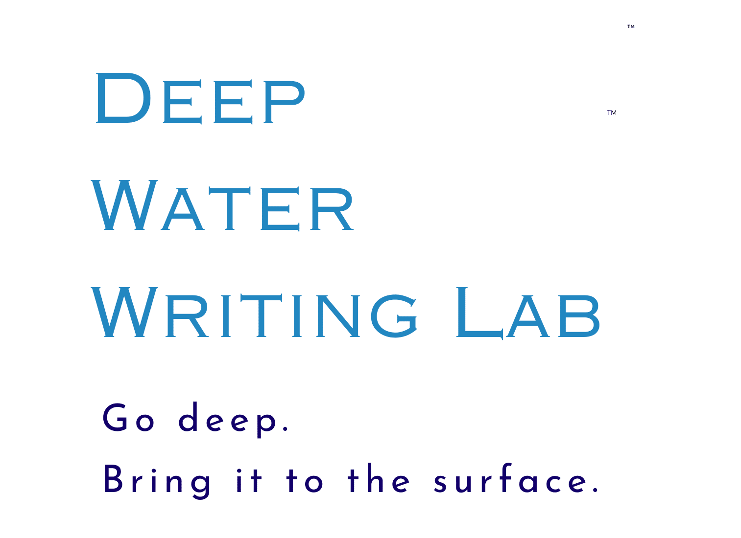 deep water writing lab
