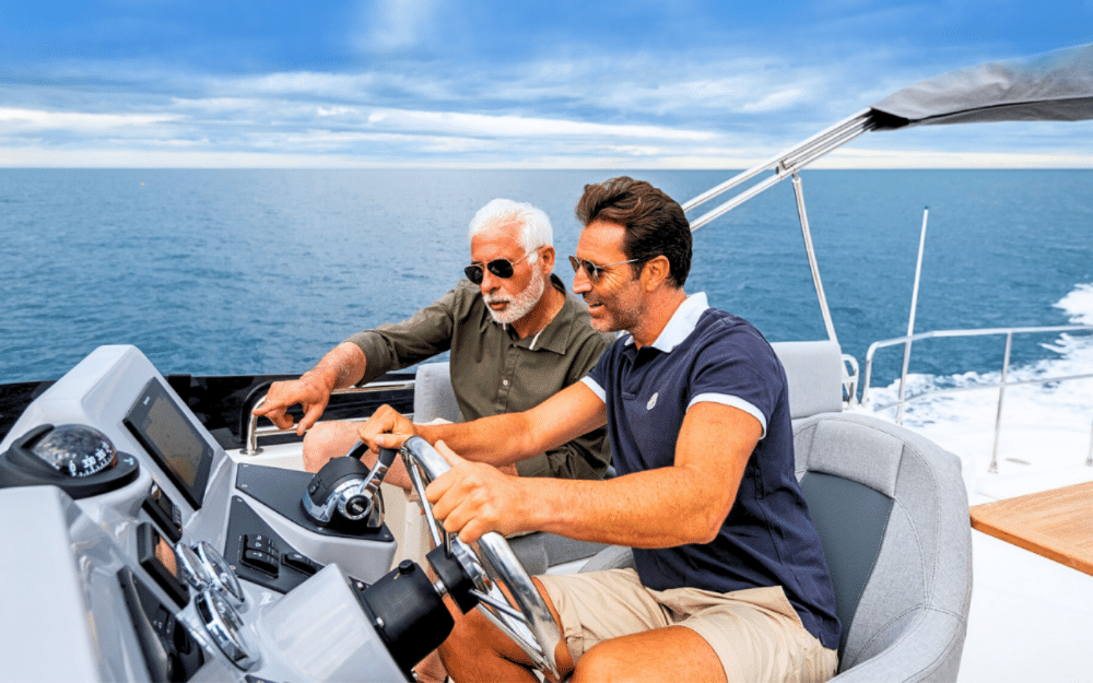 Private Boating Lessons - How We Teach 2 MEN'S BOATING LESSONS