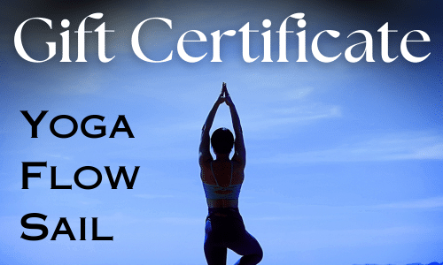 yoga gift certificate