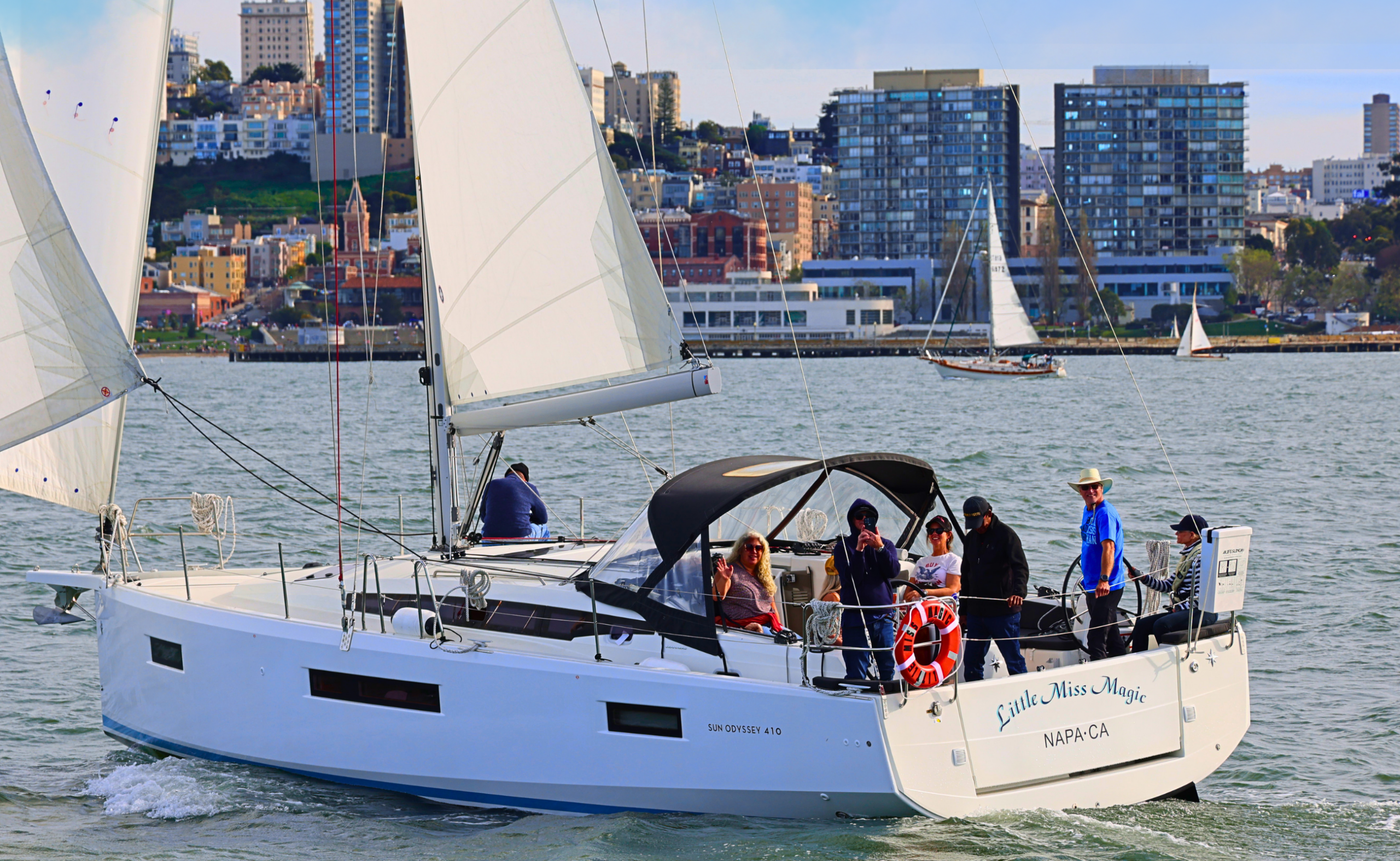 Our San Francisco Charter Yacht Fleet 5 JEANNEAU 41 CHARTER YACHT ON SAN FRANCISCO BAY