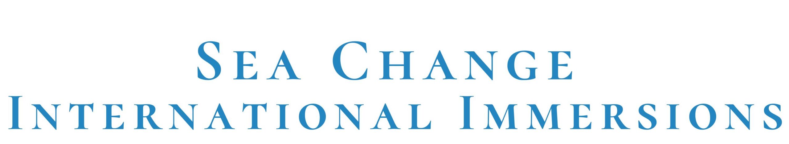 Sea Change Immersions 6 international immersions and retreats